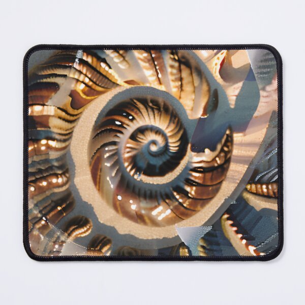 Item preview, Ammonite Spiral Fossil designed and sold by Digitayaa.