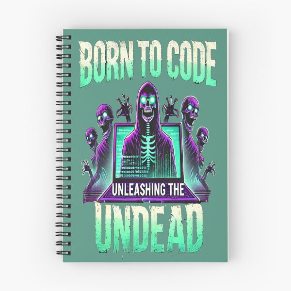 Item preview, Born to Code, Unleashing the Undead- Halloween Fitness Trainer designed and sold by Rajasekar.