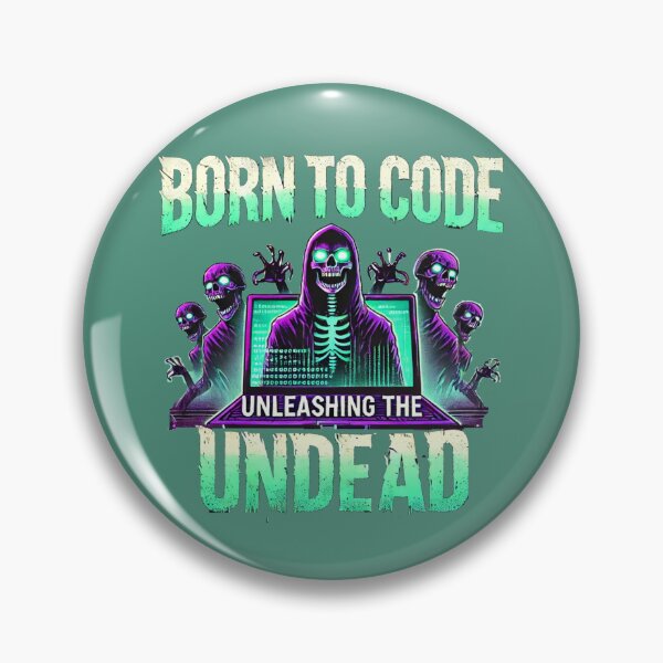 Item preview, Born to Code, Unleashing the Undead- Halloween Fitness Trainer designed and sold by Rajasekar.