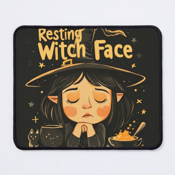 Item preview, Resting witch face designed and sold by MendaciousMina.