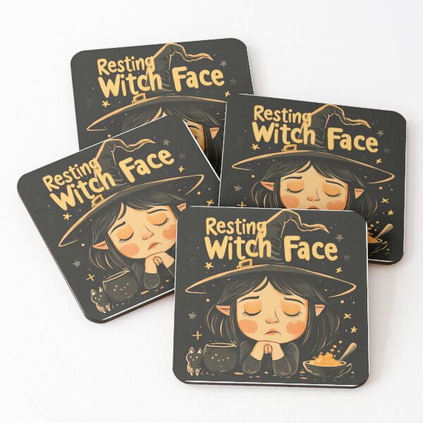 Item preview, Resting witch face designed and sold by MendaciousMina.