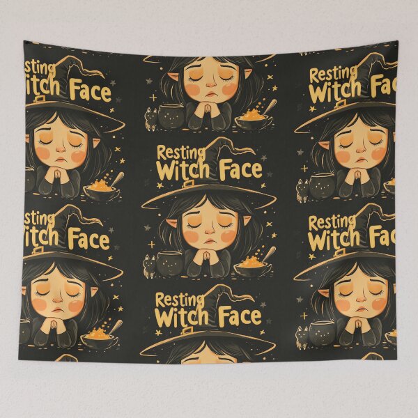 Item preview, Resting witch face designed and sold by MendaciousMina.
