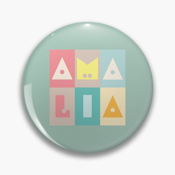 Item preview, Amalia girl woman name baby colorful  designed and sold by Bailamor.