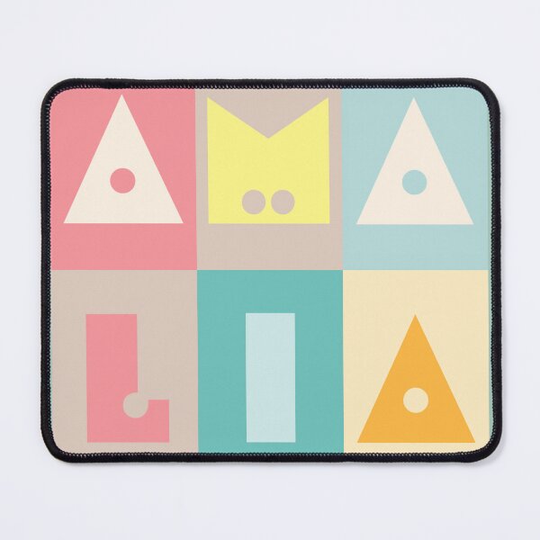 Item preview, Amalia girl woman name baby colorful designed and sold by Bailamor.
