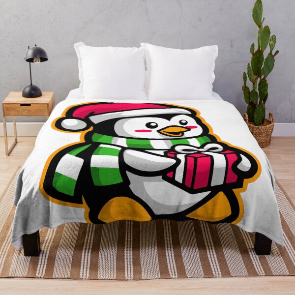 Item preview, cute Festive Penguin Gift Christmas T-Shirt sticker design designed and sold by CreativeTomb.