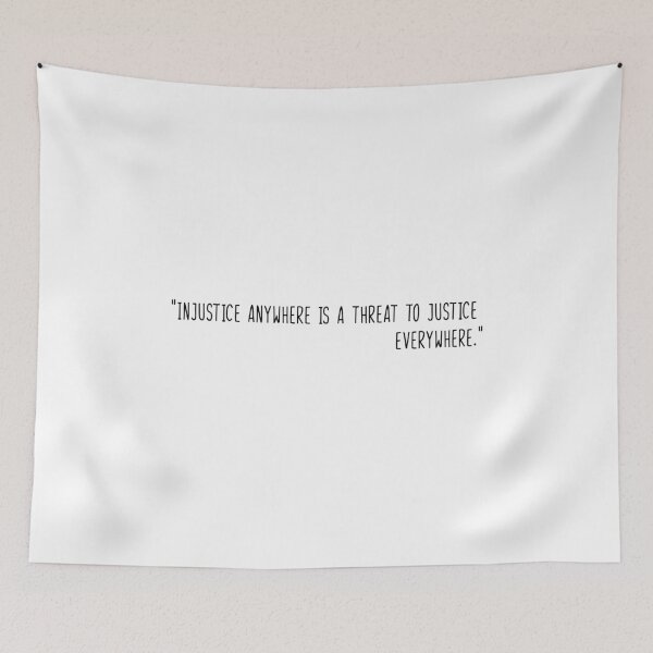 Item preview, Injustice anywhere is a threat to justice everywhere designed and sold by WilliamsGFX.