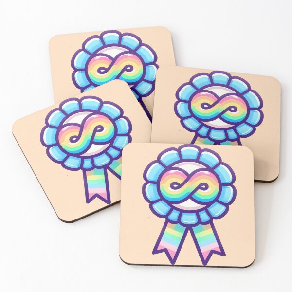 Item preview, Neurodiversity Rosette designed and sold by Vkinsify.