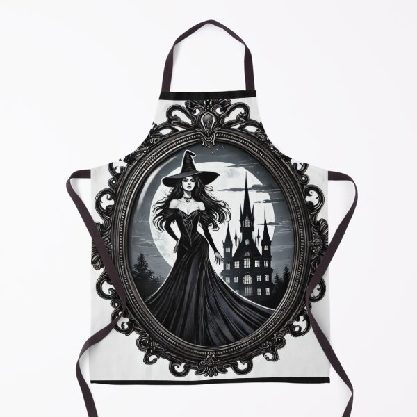 Item preview, Gothic Witch - Guardian of the Moonlit Castle designed and sold by WheelieGdArt.