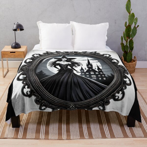 Item preview, Gothic Witch - Guardian of the Moonlit Castle designed and sold by WheelieGdArt.