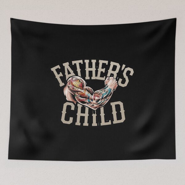 Item preview, Father's Child: Edgy Hand-Drawn Logo with Street-Inspired Toughness designed and sold by Colorful-Garden.