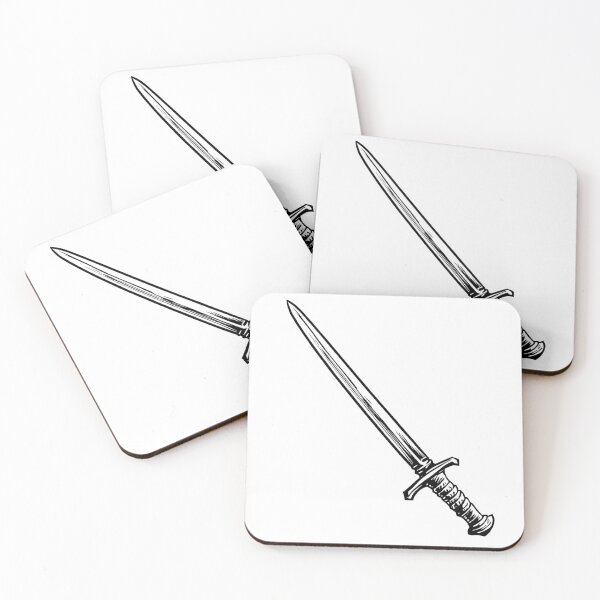 Item preview, Sword Line Drawing designed and sold by GeoSketchWear.