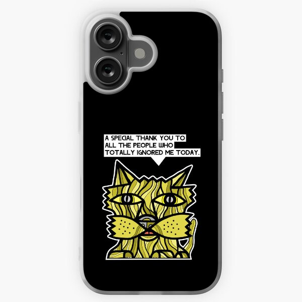 "A special thank you to all the people who totally ignored me today." iPhone Soft Case