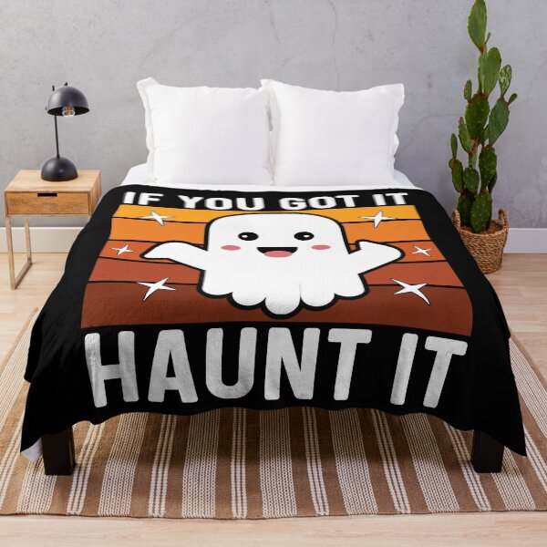 Item preview, If You Got It Haunt It, Funny Halloween Ghost Pun Humor designed and sold by Sunserize Designs.
