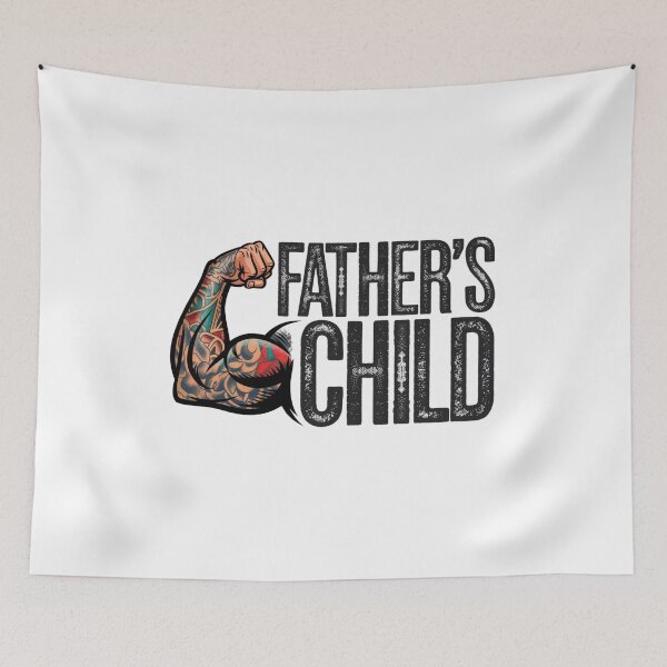 Item preview, Father's Child: Edgy Hand-Drawn Logo with Street-Inspired Toughness designed and sold by Colorful-Garden.