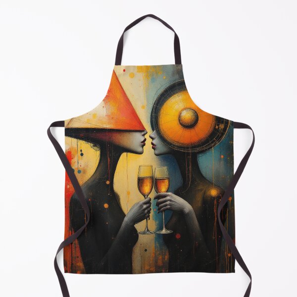 Item preview, Toasting in the Abstract: Geometric Elegance designed and sold by DripDropArt.