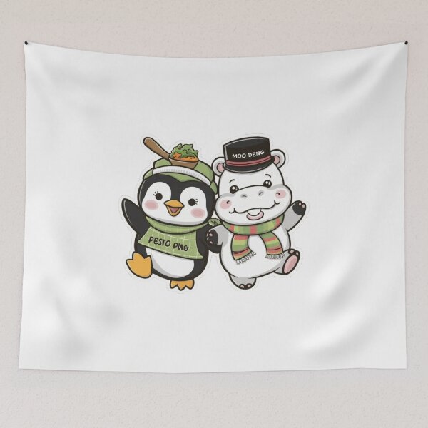 Item preview, Pesto ping with moo deng designed and sold by ARTReMi.