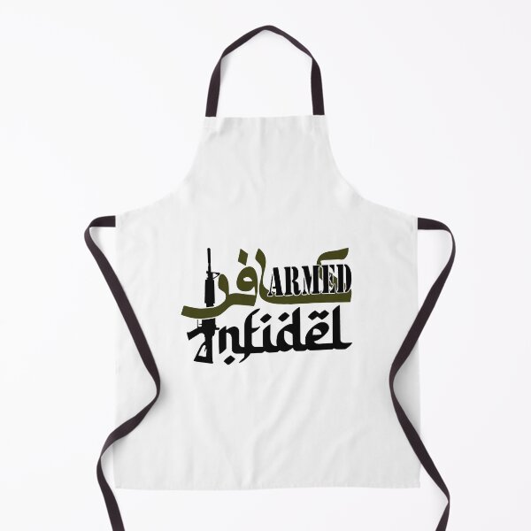 Item preview, Armed Infidel; Arabic; English; designed and sold by StickerApe.