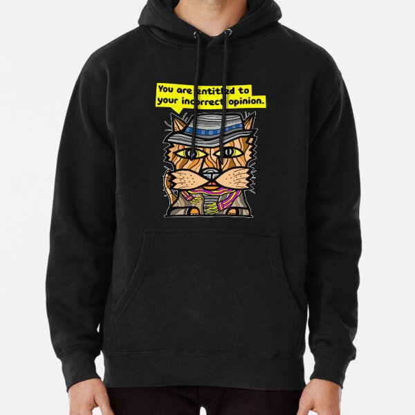 "You are entitled to your incorrect opinion." Pullover Hoodie