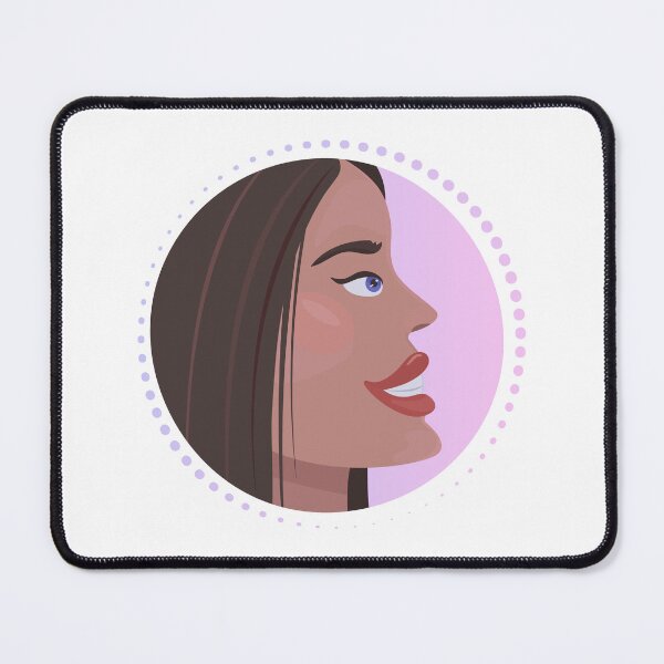 Item preview, Woman face in profile, gradient sign designed and sold by OM-lova.