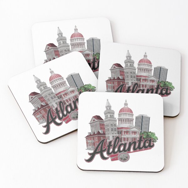 Item preview, Atlanta Skyline Art designed and sold by PING 999 STUDIO.