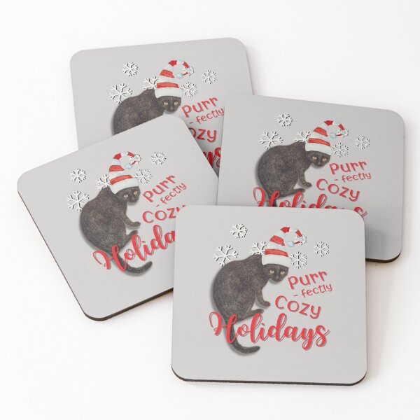 Item preview, Purrfectly Cozy Holidays for cat lovers designed and sold by alczar.