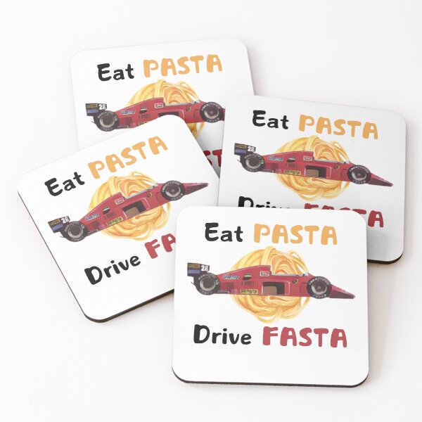 Item preview, Eat pasta drive fasta designed and sold by Flying Alligator.