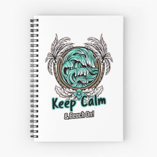 Item preview, Mantén la calma y sigue en la playa designed and sold by MuttsDesigns.