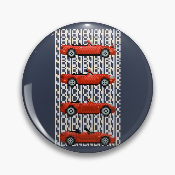 Item preview, Pixel art Miata generations Red with text designed and sold by VonnArt.