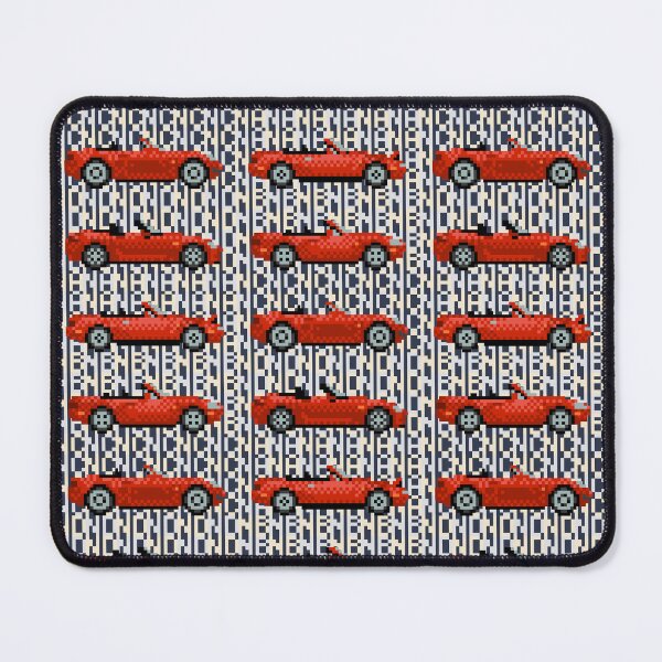 Item preview, Pixel art Miata generations Red with text designed and sold by VonnArt.