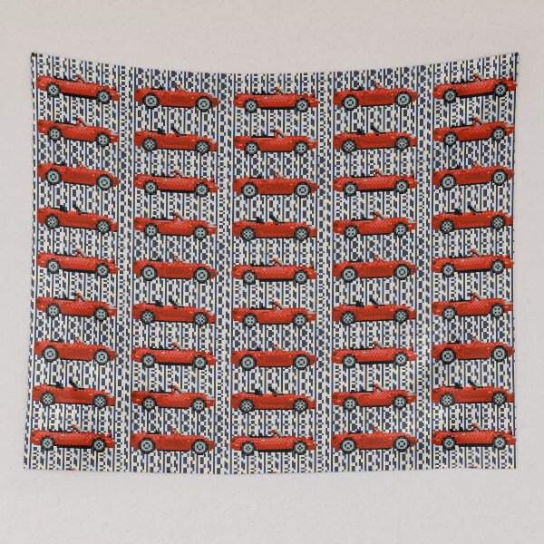 Item preview, Pixel art Miata generations Red with text designed and sold by VonnArt.