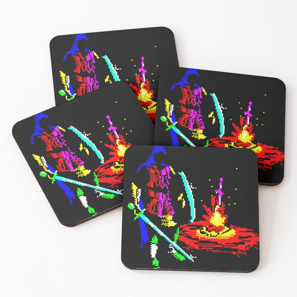 Item preview, Retro Pixel Bonfire Knight designed and sold by TheWilsonland.