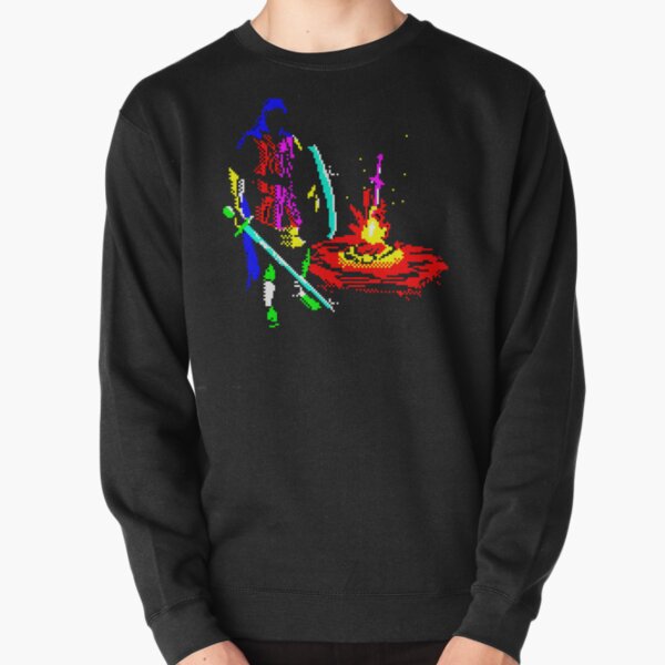 Item preview, Retro Pixel Bonfire Knight designed and sold by TheWilsonland.