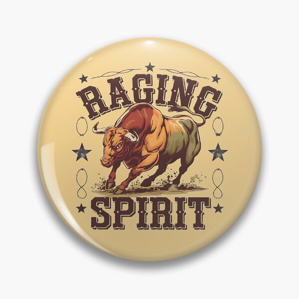 Artikelvorschau, RAGING SPIRIT – VINTAGE RODEO-BULLE entworfen und verkauft von justyna-s28.