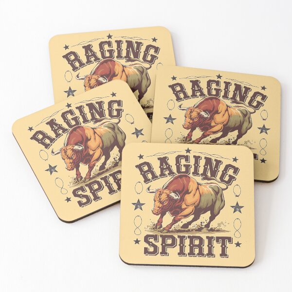 Artikelvorschau, RAGING SPIRIT – VINTAGE RODEO-BULLE entworfen und verkauft von justyna-s28.