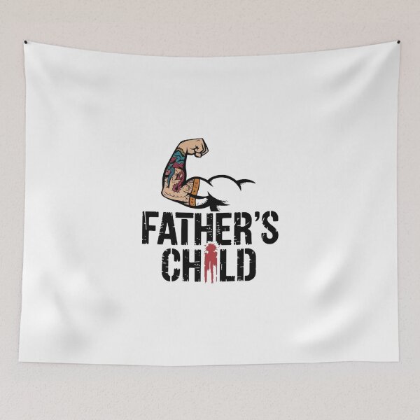 Item preview, Father's Child: Edgy Hand-Drawn Logo with Street-Inspired Toughness designed and sold by Colorful-Garden.