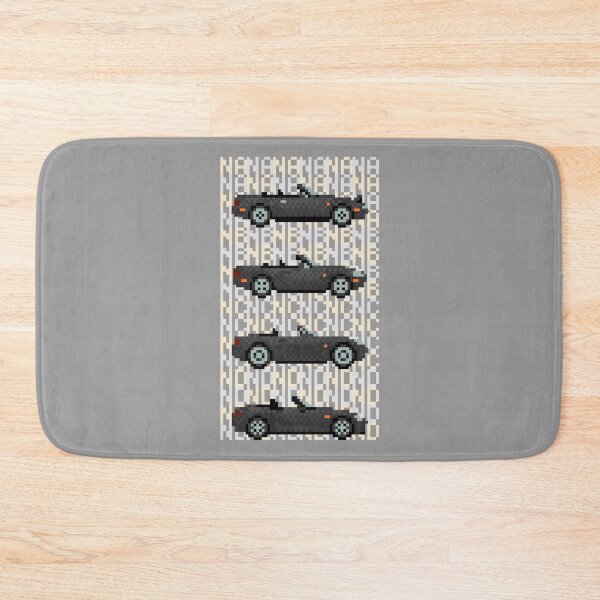 Item preview, Pixel art Miata generations Black with text designed and sold by VonnArt.