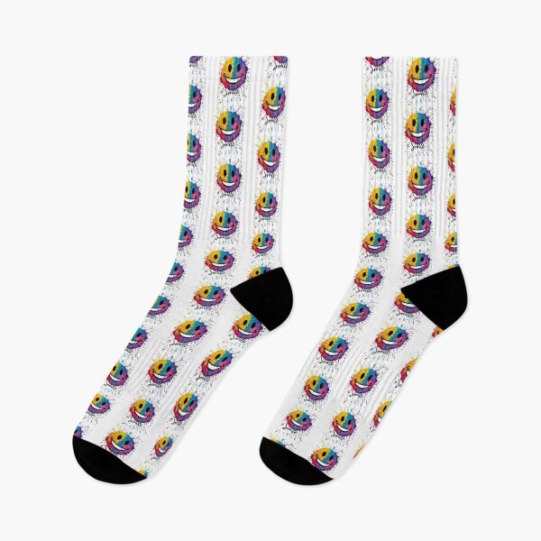 Item preview, Colorful Watercolor Smiley Face designed and sold by PING 999 STUDIO.