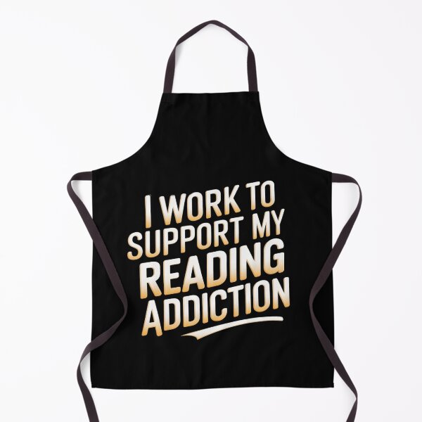Item preview, I work to support my reading addiction designed and sold by BuxomBabe21.