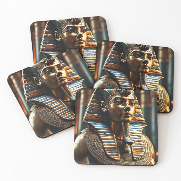 Item preview, Tutankhamun, the ancient Egyptian pharaonic king with the famous golden mask 30 designed and sold by AnadAA.