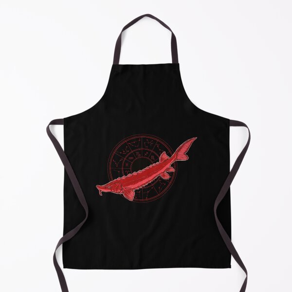 Item preview, Red astrology sturgeon designed and sold by Loons-and-Moons.