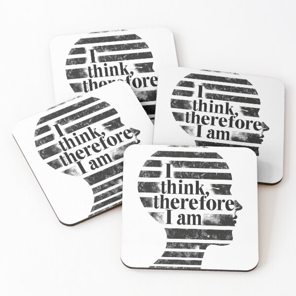 Item preview, Existential Contemplation: “I Think, Therefore I Am” designed and sold by Desiredobsolete.