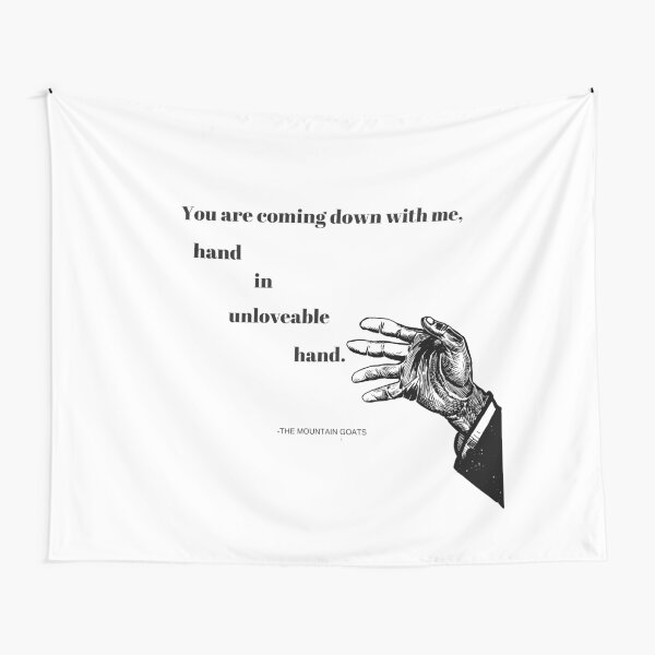 Mountain Goats Lyrics Tapestries For Sale Redbubble