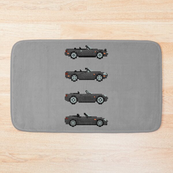 Item preview, Pixel art Miata generations Black designed and sold by VonnArt.