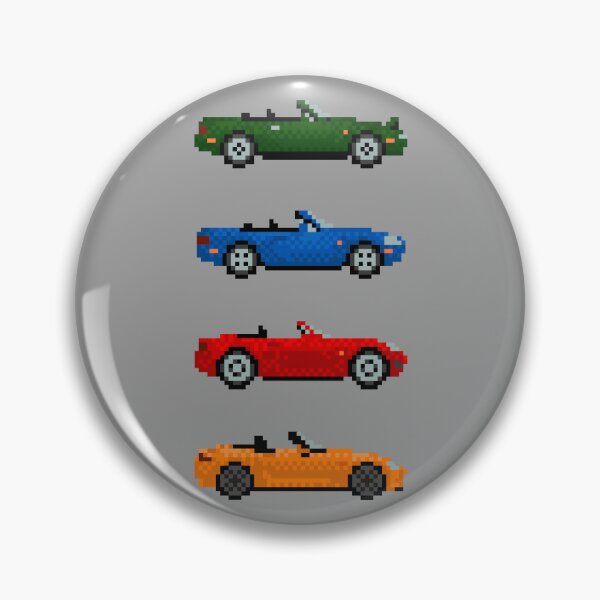 Item preview, Pixel art Miata generations special editions designed and sold by VonnArt.