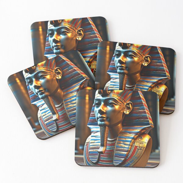 Item preview, Tutankhamun, the Ancient Egyptian Pharaonic Kng with his Golden Mask 31 designed and sold by AnadAA.