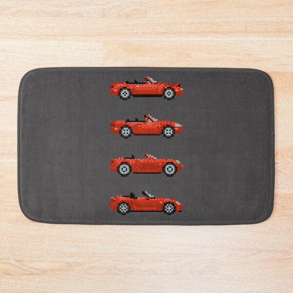 Item preview, Pixel art Miata generations red designed and sold by VonnArt.