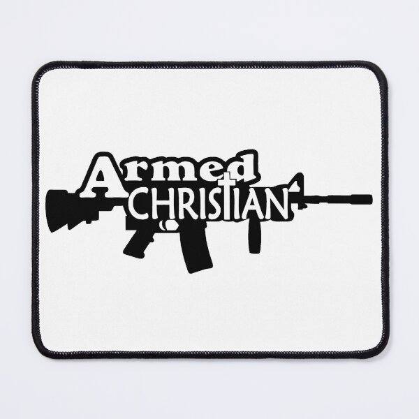 Item preview, Armed Christian; Black Font; designed and sold by StickerApe.