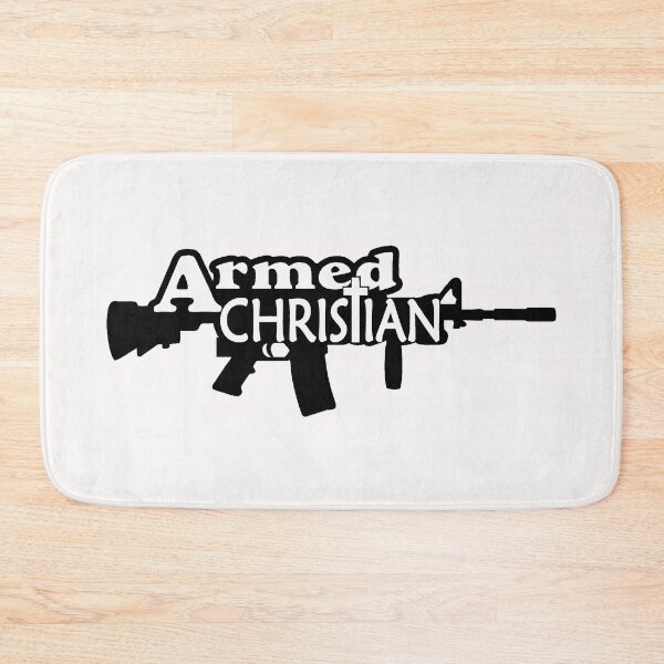 Item preview, Armed Christian; Black Font; designed and sold by StickerApe.