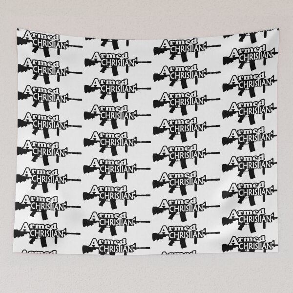 Item preview, Armed Christian; Black Font; designed and sold by StickerApe.