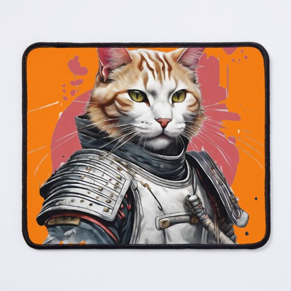 Item preview, Samurai Cat Warrior designed and sold by WILD-WILD-CAT.